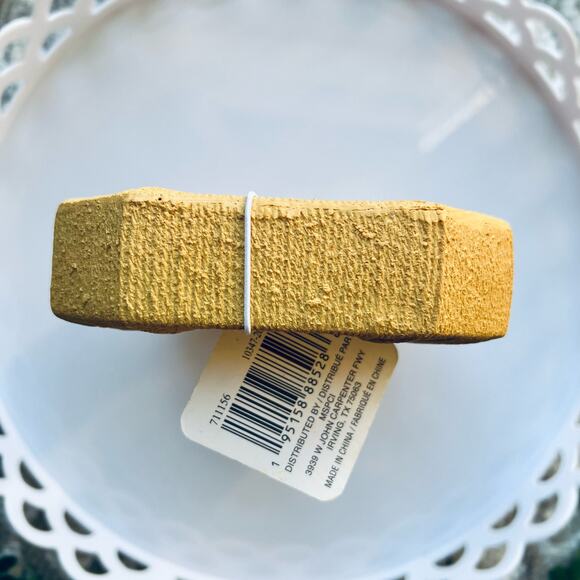 NWT Michaels Golden Yellow Textured Letter "G" Table Top Decor by Ashland - Picture 8 of 9